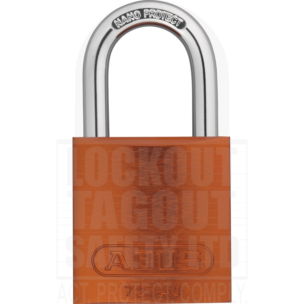72/40 Series Abus Aluminium Padlock Standard Shackle 72/40 Series Abus Aluminium Padlock Standard Shackle